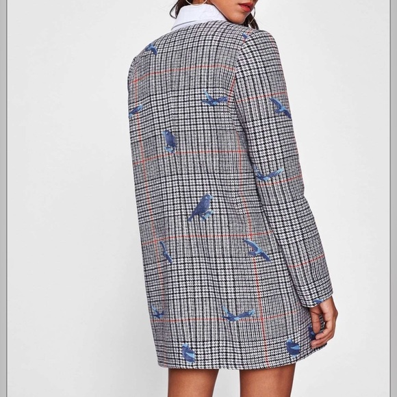 NEW Bird Embroidered Coat - Picture 5 of 16